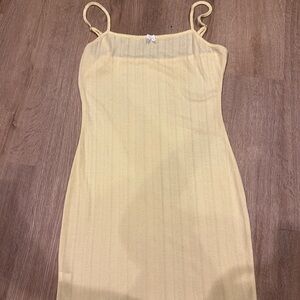 Amazon Essentials Yellow Mini Dress